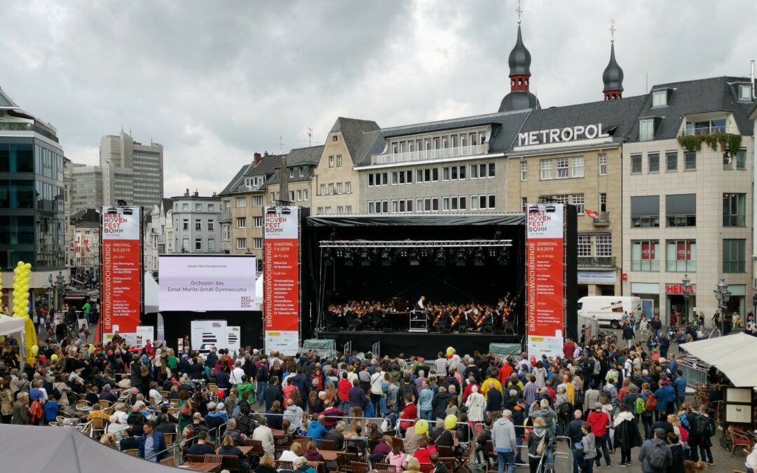 EMA-Ensembles beim Eröffnungsfest „Bühne frei für Beethoven“