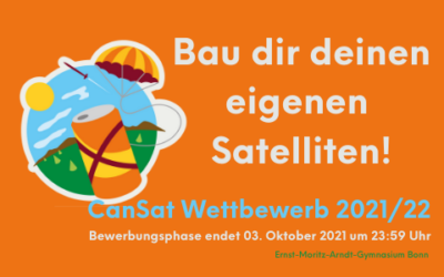 Erlebe alle Phasen einer Raumfahrtmission: Aufruf zum 8. Deutschen CanSat-Wettbewerb 2021/22