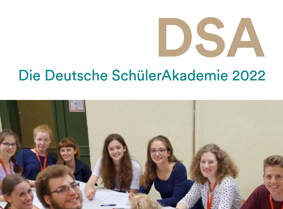 DSA – Deutsche SchülerAkademie – Wer von euch ist mit dabei?