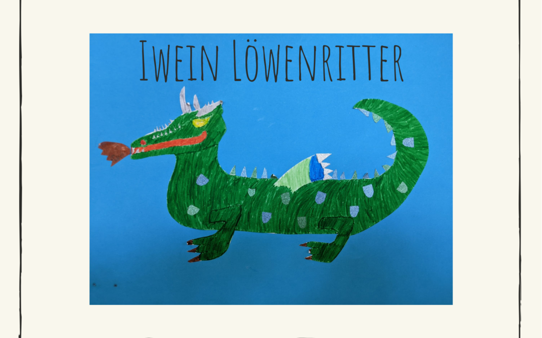 Kreative Gruppenarbeit der Klasse 6d zu dem Roman „Iwein Löwenritter“ von Felicitas Hoppe