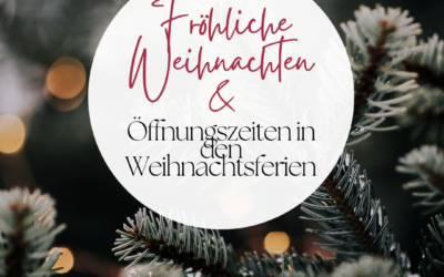 Öffnungszeiten während der Weihnachtsferien